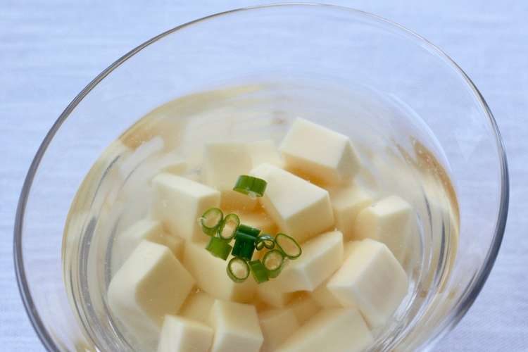 白だしで簡単 玉子どうふの白だし汁 レシピ 作り方 By Mieuxkanon クックパッド