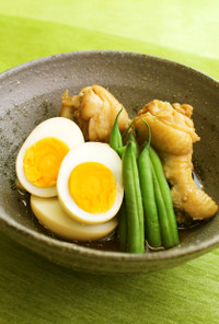 鶏と玉子のさっぱり煮（権太呂だし使用）