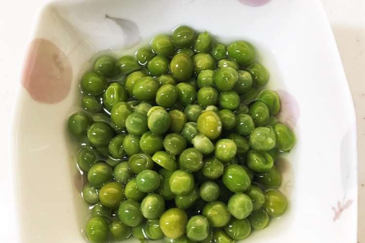 えんどう豆の甘く炊いたん レシピ 作り方 By おかっくま クックパッド 簡単おいしいみんなのレシピが353万品