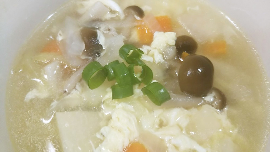 やさしい味の簡単卵スープの画像