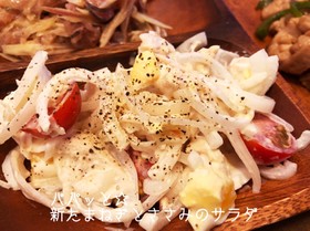 パパッと☆ 新たまねぎとささみのサラダ