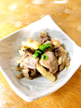 鶏肉とじゃがいものこっくり味噌煮