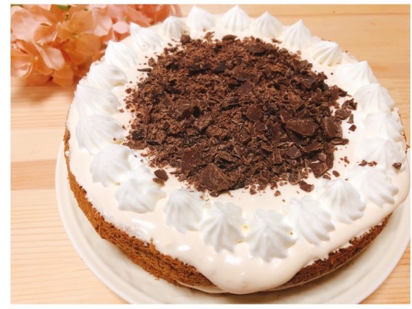 節約ꕤ塩キャラメル&パリパリチョコケーキ