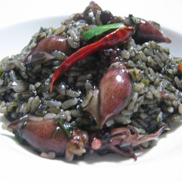 ホタルイカのイカ墨リゾット レシピ 作り方 By よっすぃーー クックパッド 簡単おいしいみんなのレシピが356万品