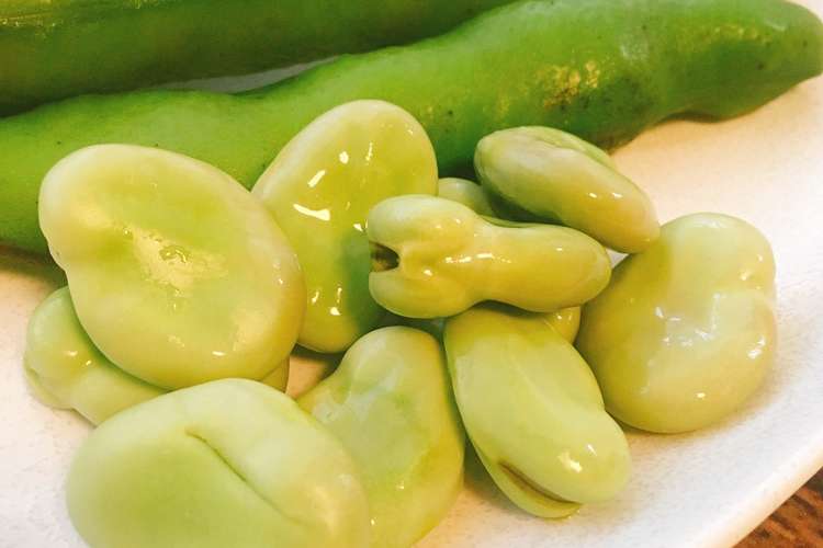 そらまめの美味しい茹で方 さやごと レシピ 作り方 By めぐみの郷 クックパッド 簡単おいしいみんなのレシピが353万品