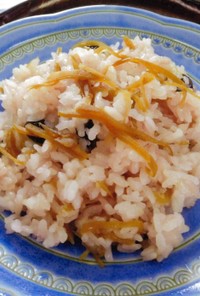 生姜の佃煮と黒豆寿司