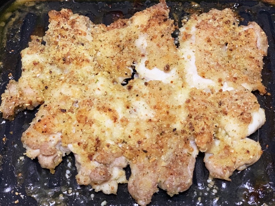 鶏モモのパン粉焼きの画像