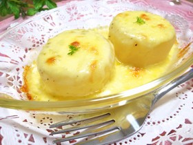 大根のコンソメ煮のチーズ焼き