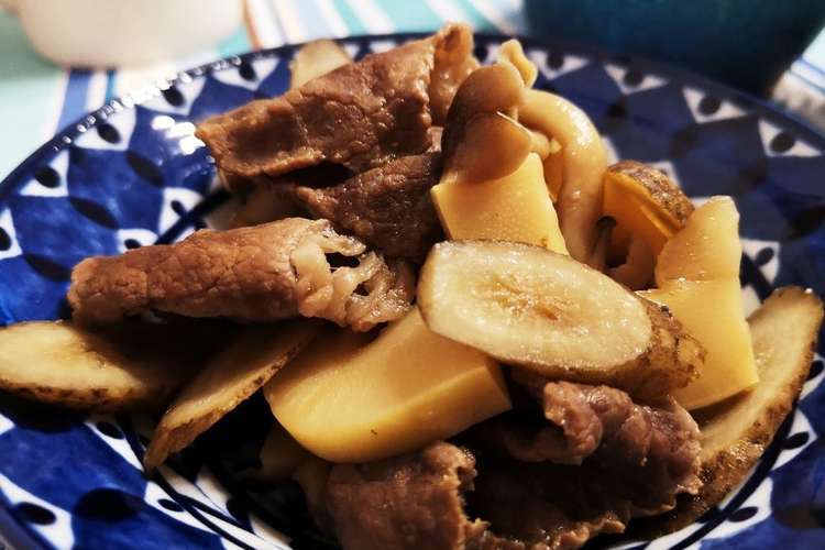 牛肉ごぼうとたけのこの山椒煮 レシピ 作り方 By Lifeislife クックパッド 簡単おいしいみんなのレシピが361万品