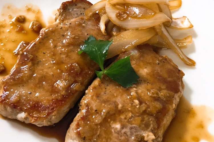 ほっぺが落ちちゃう 豚ステーキ レシピ 作り方 By ウキウキるんるん クックパッド 簡単おいしいみんなのレシピが352万品