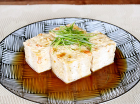 簡単旨い☆鶏むね肉でヘルシーミートトーフ