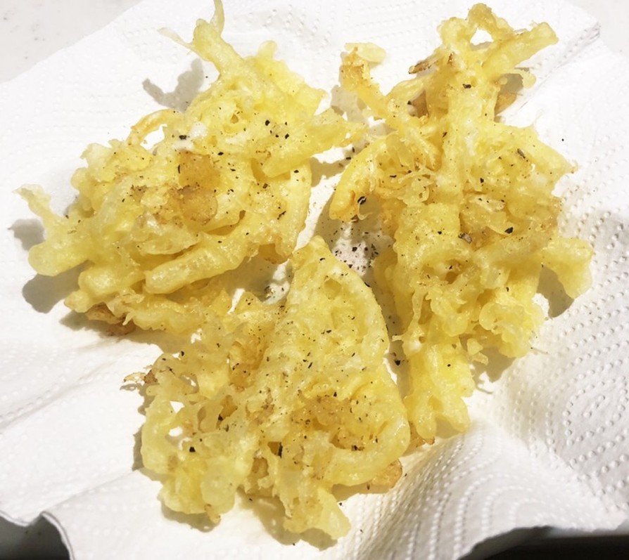余った天ぷら粉で さけるチーズ揚げましたの画像