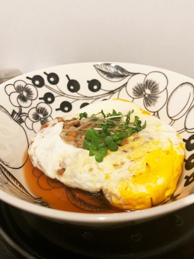 レンジ納豆卵の写真