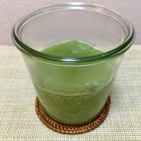 クリーミーな♪抹茶のわらびもち☆WECK