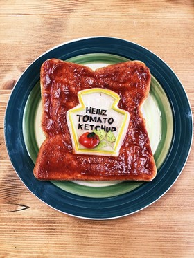 トーストアート☆HEINZ☆