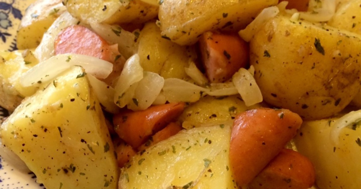 黄金色のジャガイモと玉ねぎのレシピ