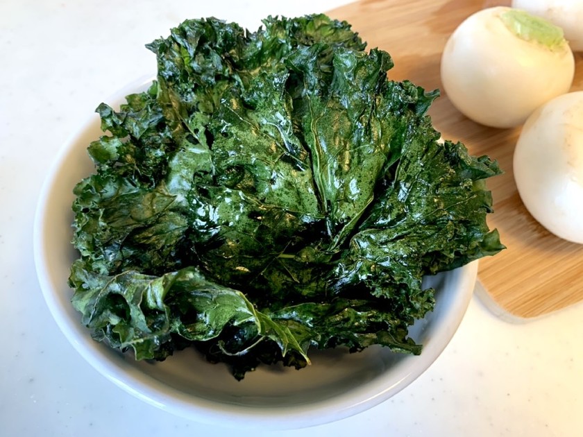 ビートとケールのチップスのレシピ