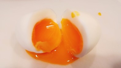 超半熟卵の写真