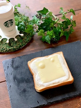 簡単に出来るチーズケーキ風トースト