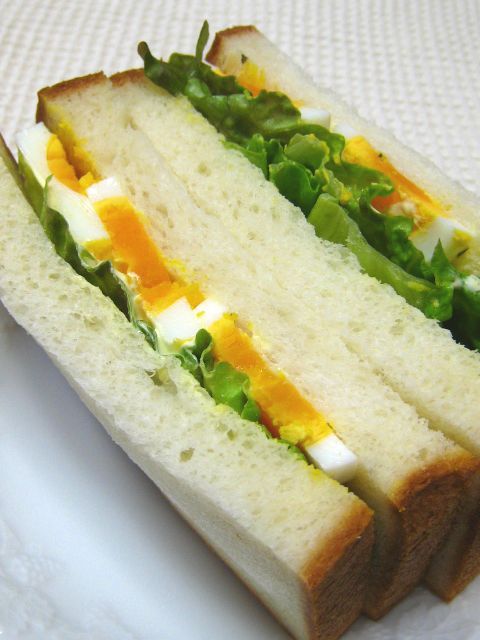 ほんわか♥優しい♥ゆで卵のサンドイッチの画像
