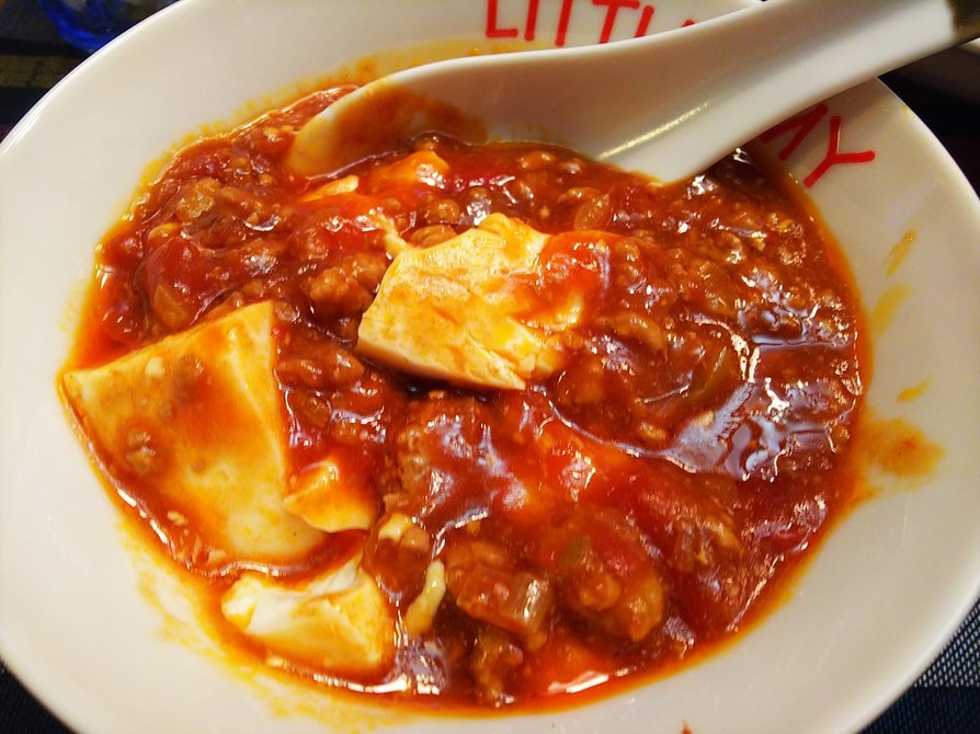 本格中華・トマト缶で作る麻婆豆腐の画像