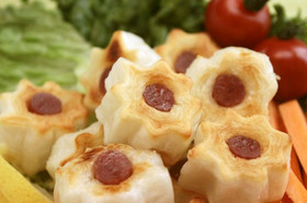 簡単!美味!ちくわぶピンチョス☆サラミ