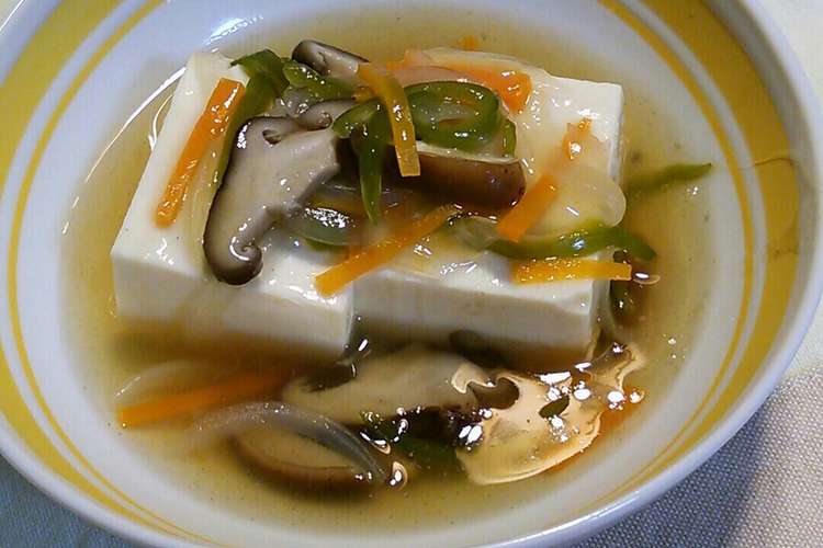絹ごし豆腐の野菜あんかけ やさしい味 レシピ 作り方 By のっち クックパッド 簡単おいしいみんなのレシピが355万品