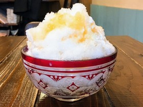 レモンとココナッツミルクのかき氷