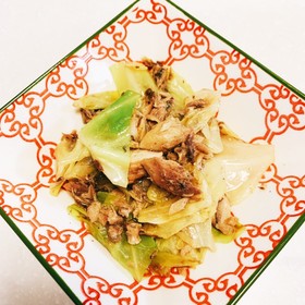 鯖缶キャベツ炒め#栄養#肝臓#γ#美肌