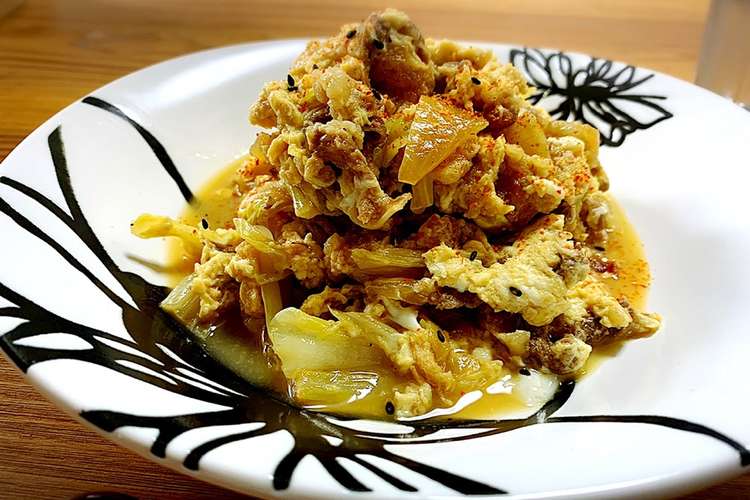 牛丼アレンジ キャベツと油揚げの煮物 レシピ 作り方 By Saｰmama クックパッド