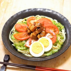 冷やし中華のシークヮーサーたれ