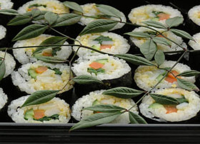 いかの巻き寿司の写真