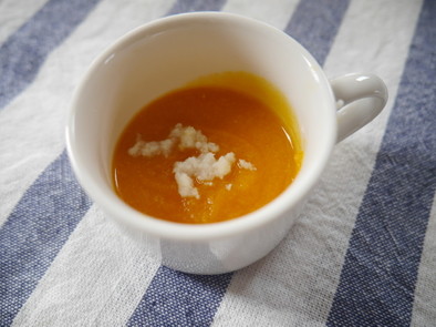 離乳初期☆白身魚のかぼちゃスープの写真