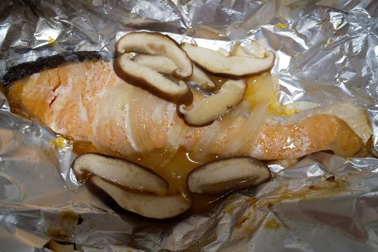 オーブンレンジで簡単 鮭のホイル焼き レシピ 作り方 By Meme24 クックパッド 簡単おいしいみんなのレシピが350万品