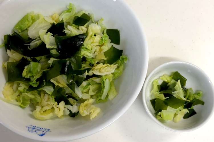 幼児食 取分けok 簡単キャベツサラダ レシピ 作り方 By ましゃママ クックパッド 簡単おいしいみんなのレシピが370万品