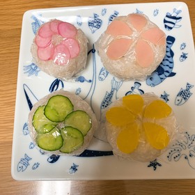 野菜の手鞠寿司