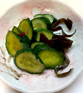 昆布きゅうり浅漬け