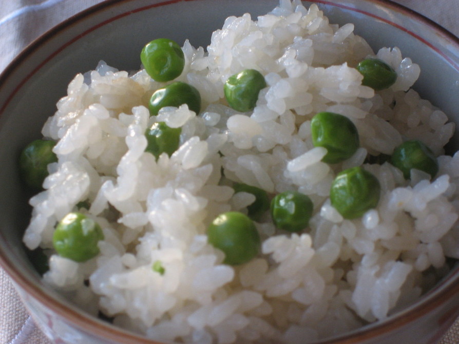 青豆ご飯の画像