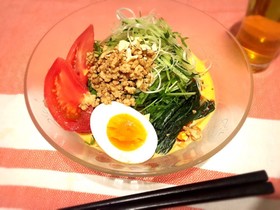 野菜たっぷり!豆乳冷やし担々麺