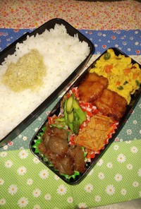 野菜たっぷり男子弁当 19