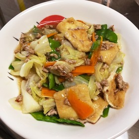丼にも!豚そぼろの野菜炒め