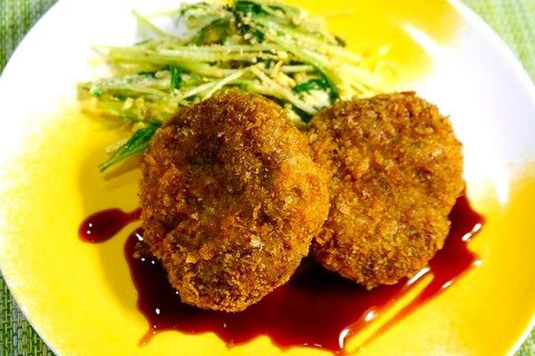 簡単 水菜カレーメンチカツ レシピ 作り方 By だんどり亭 クックパッド