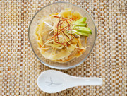 冷やし坦々餃子の写真