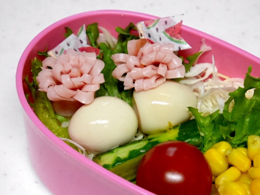 サラダ弁当に♡ピンチョスの画像
