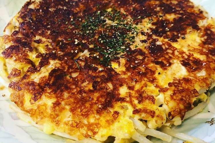 簡単 糖質オフなもやしのチーズガレット レシピ 作り方 By びーんずcook クックパッド 簡単おいしいみんなのレシピが350万品