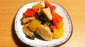 塩麹鶏むね肉の野菜炒め