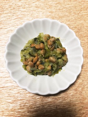 離乳食の副菜に!納豆とキャベツのだし和え