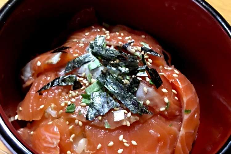 サクラマスの漬け丼 レシピ 作り方 By グランメゾンはなはら クックパッド 簡単おいしいみんなのレシピが361万品