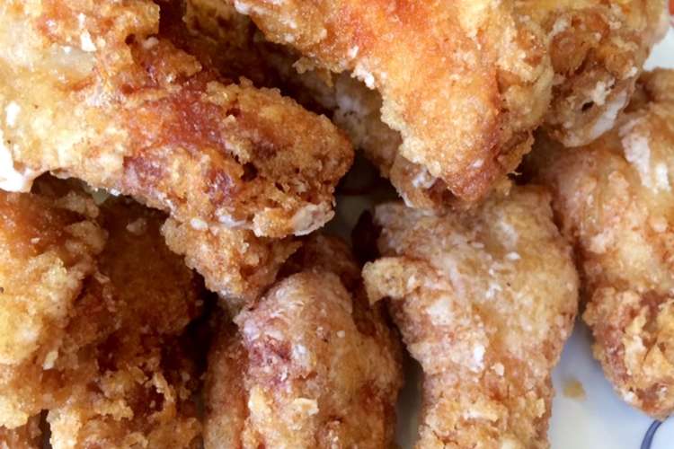 鶏手羽元の唐揚げ 外カリカリ中ジュワ ッ レシピ 作り方 By Small クックパッド 簡単おいしいみんなのレシピが372万品