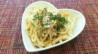 簡単♡BARで食べたシンプルスパサラ♡の写真